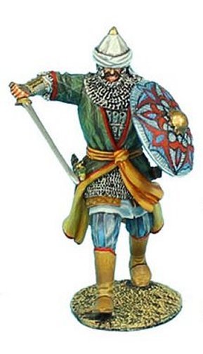 Mamluk Warrior Advancing with Sword