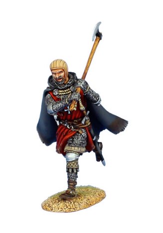 Hospitaller Knight Charging with Axe