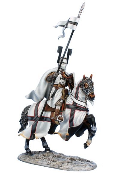 Mounted Teutonic Knight with Spear