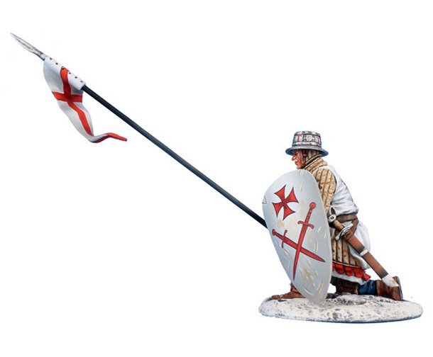 Teutonic Livonian Brother Kneeling