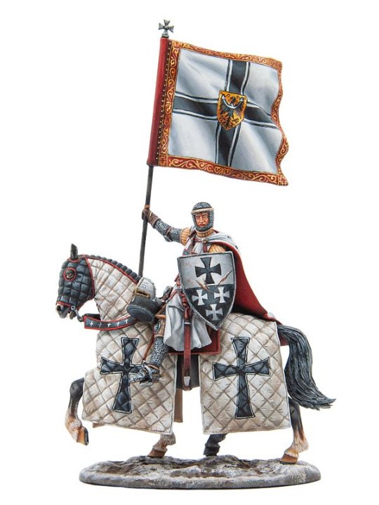 Mounted Teutonic Knight with Standard