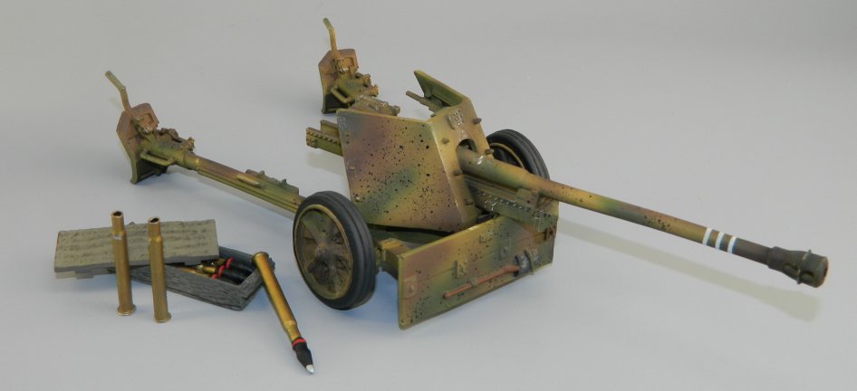 Waffen PAK 7.5 Three Figure Set w/Ammo Accessories