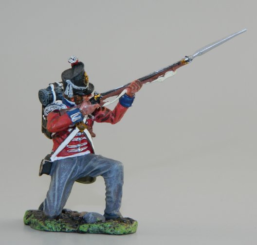 British Foot Guard Kneeling Firing