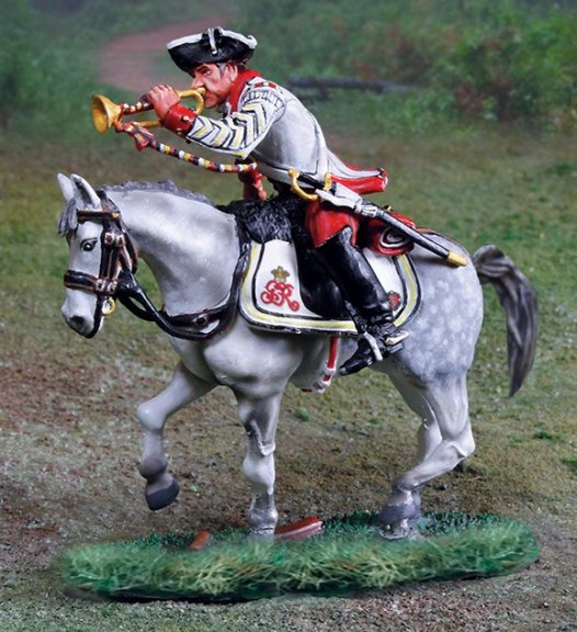 British 17th Dragoons Trumpeter