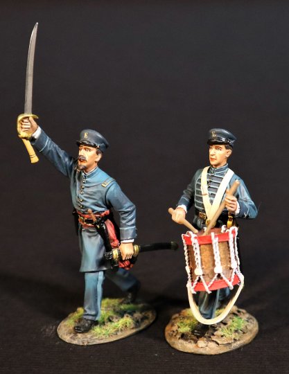 Infantry Officer and Drummer, 33rd Virginia Infantry Regt.