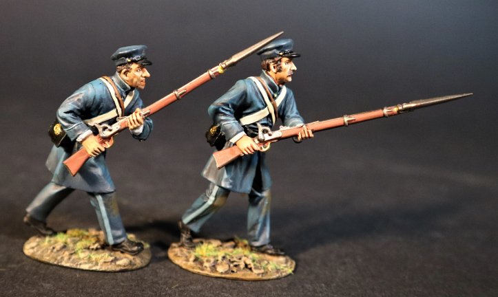 Two Infantry Advancing, 33rd Virginia Infantry Regiment