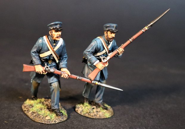 Two Infantry Advancing, 33rd Virginia Infantry Regiment