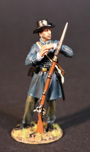 Infantry Standing, Co. L, West Augusta Guards, 5th VA Regt.