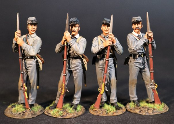 Four Infantry Standing, 5th VA Regt., Army of the Shenandoah