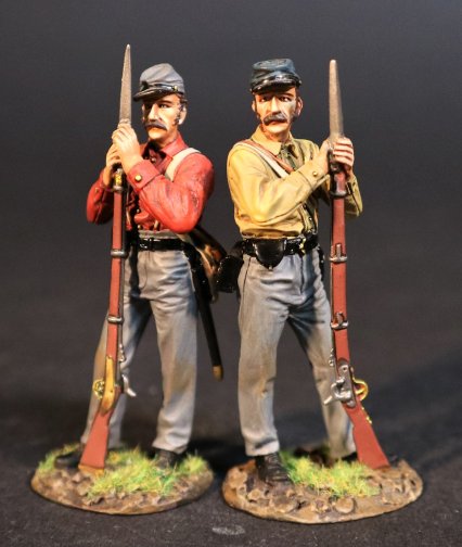 Two Infantry Standing, 5th VA Regt., Army of the Shenandoah