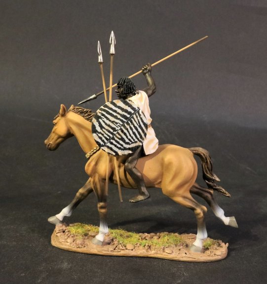 Numidian Light Cavalry with Zebra Shield