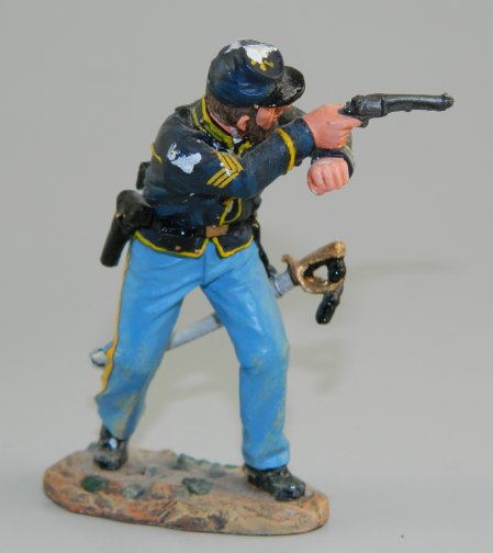 Trooper Firing Pistol