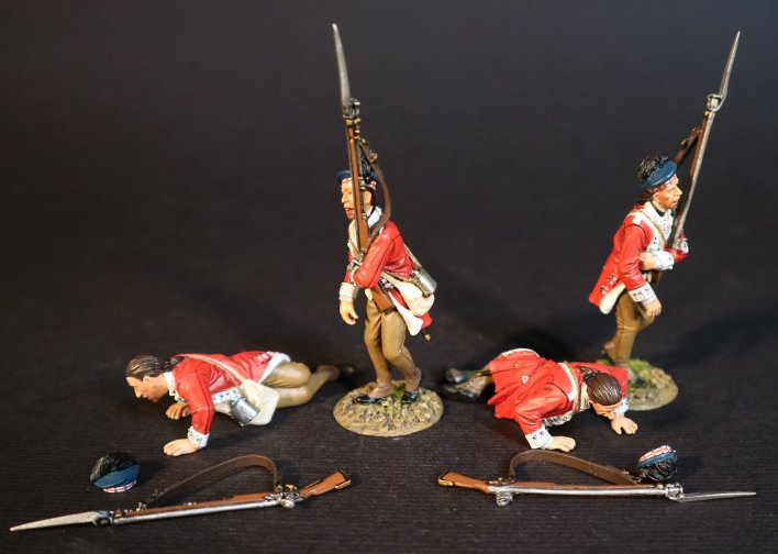 Four Line Infantry Casualties, 71st Regt. Of Foot