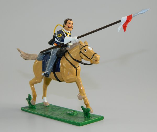 Corporal - 17th Light Dragoons Trooper w/Lance in "Left Point & Parry" Position