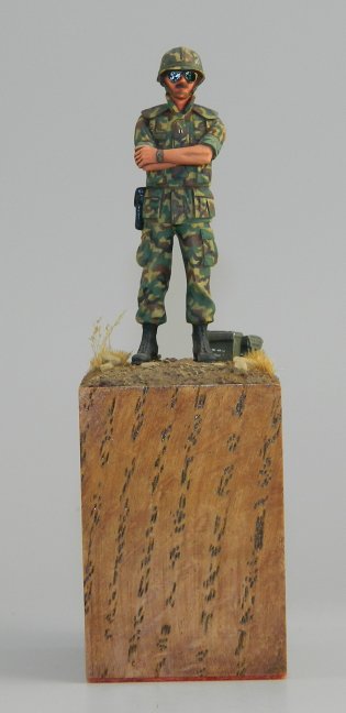 US Marine on Wood Base - Vietnam