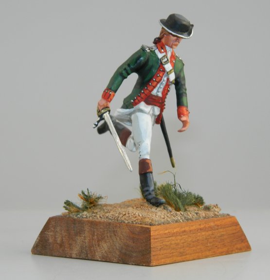 1776 Continental Marine Corps Officer with Sword