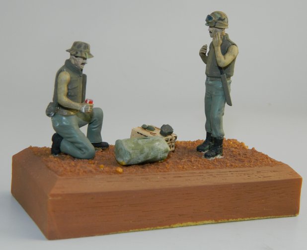 US Marines in Helmet & Coonie Cover, Vietnam
