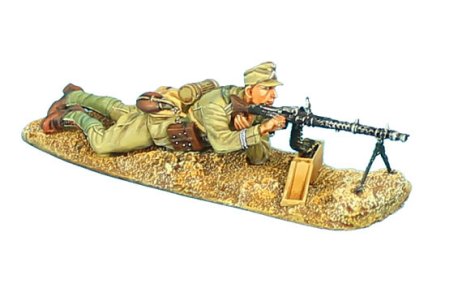 Das Deutsche Afrika Korps Laying Firing MG 34