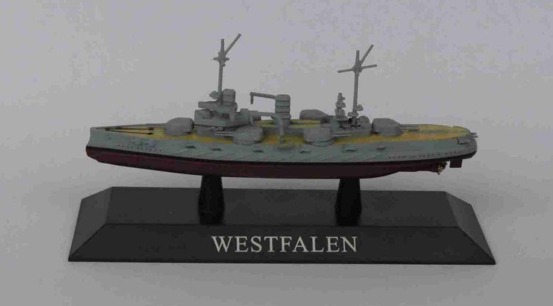 German Kaiserliche Marine Battleship SMS Westfalen – 1909