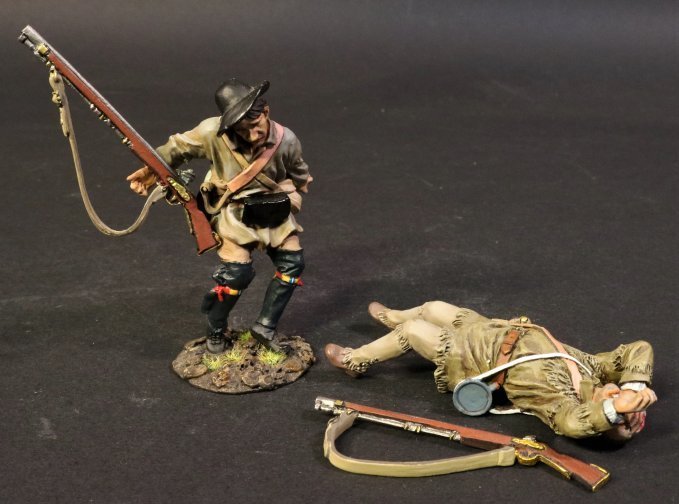 Two Wounded Militia, Battle of Oriskany