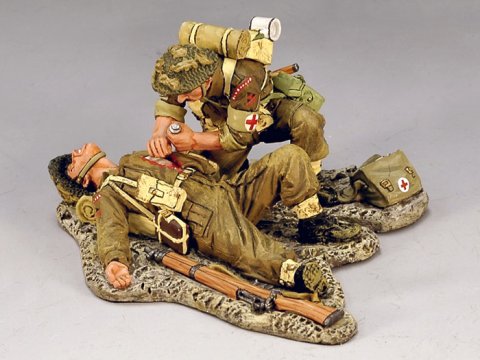 British 3rd Infantry Division "Medic & Wounded"