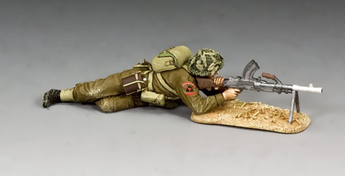 Lying Prone Bren Gunner w/Sand base