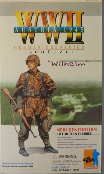 "Wilhelm" WWII German Grenadier Austria, 1944