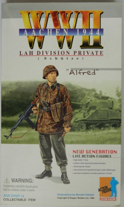 "Alfred" WWII LAH Division Private - Lachen, 1944