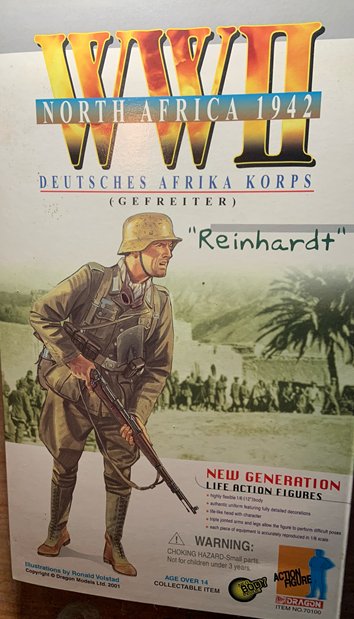 "Reinhardt" WWII German Deutsches Afrika Korps
