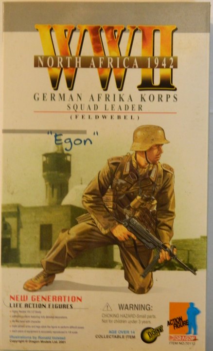 "Egon" WWII German Afrika Korps Squad Leader