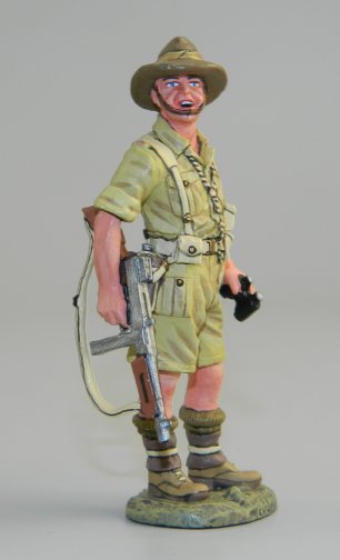 Aussie Officer with Binos