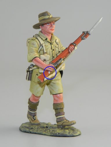 Aussie Advancing with Rifle