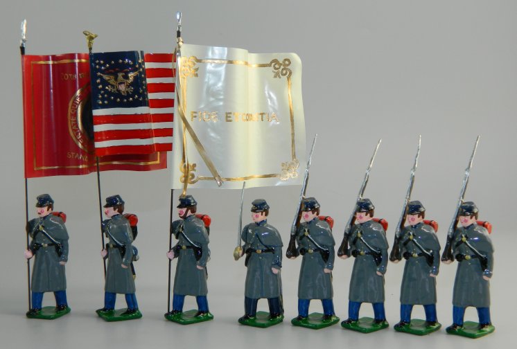 20th Massachusetts Vol. Infantry Regt. in Greatcoats, 1863