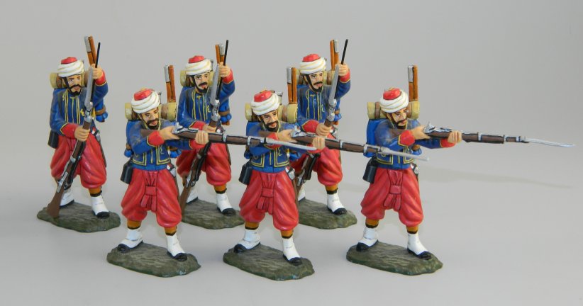 French Imperial Guard Zouaves Advancing