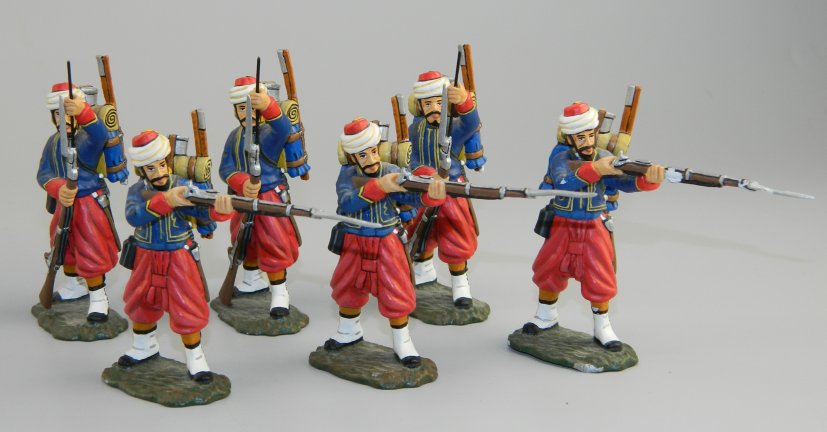 French Imperial Guard Zouaves Advancing