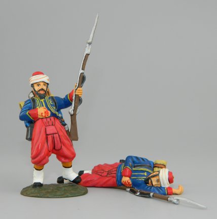 Imperial Guard Zouaves Crimean War - 2 Wounded