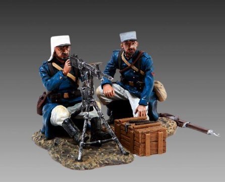 MG Set - Gunner White Kepi