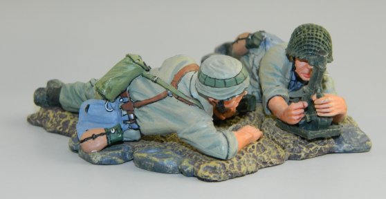 German Fallschirmjager Mortar Team