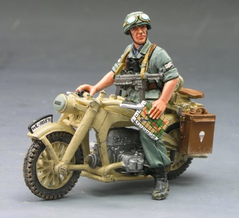 German Fallschirmjager Dispatch Rider