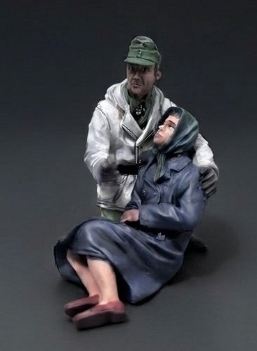 WWII Soldier "Kurt Steiner" with Woman
