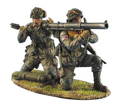 US Airborne Paratrooper Bazooka Team - 2 Figures