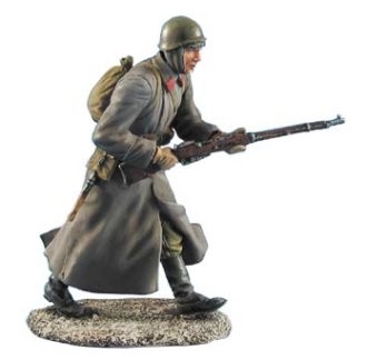 Russian Infantry Running in Greatcoat