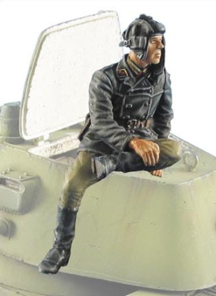 Russian Tank Crew Sitting on Tank - 1/35th Scale