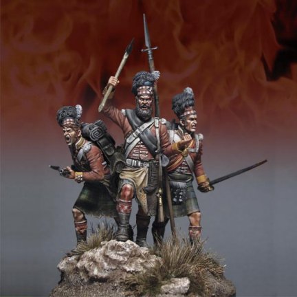 Great British Gordon Highlanders - "Scottish Fury" at Waterloo