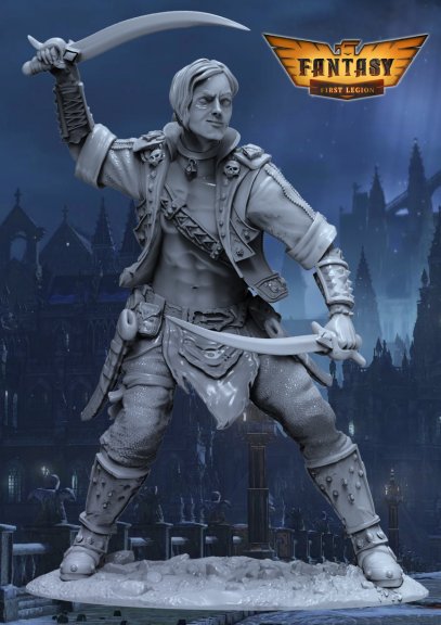 Adventurer with Two Swords