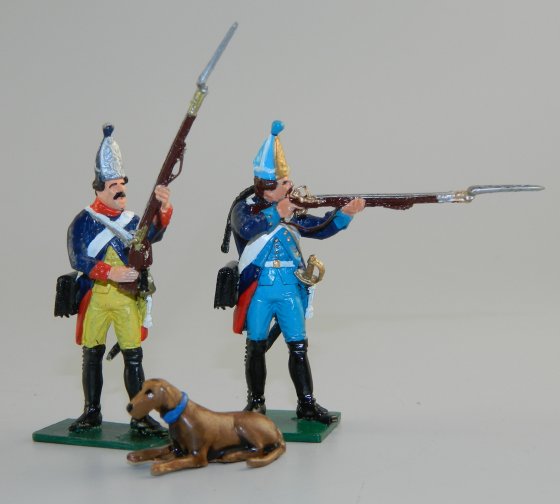 Prussian Grenadiers & Dog