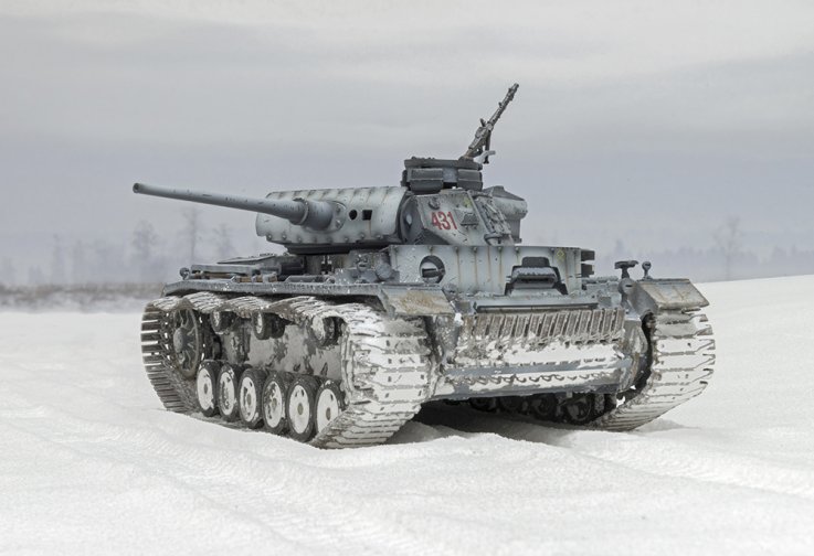 Panzer III in the Snow