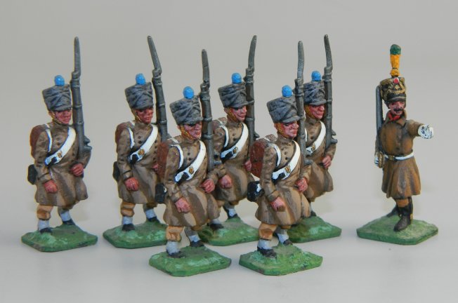 French Infantry w/Officer - Napoleonic Wars - 30mm