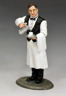 French Waiter Pouring Coffee