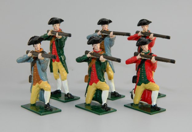 American Revolution Minutemen Firing #2